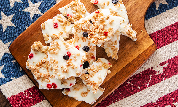 Frozen Yogurt Bark